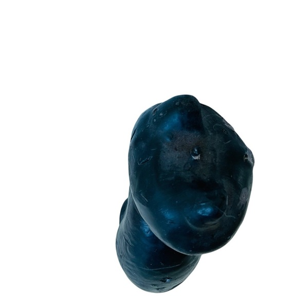 VINTAGE 1990’S HALLOWEEN BLACK CAT HAND PAINTED FOLK ART CANDLE NEW - Picture 6 of 6